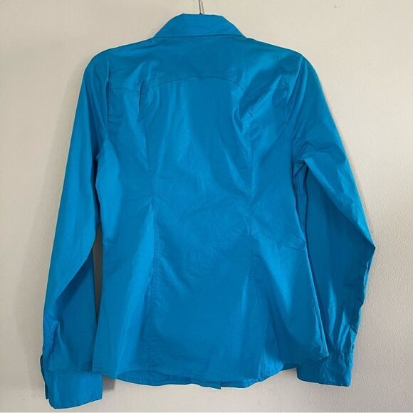 Women’S G by Guess Long Sleeve Button Down Collared Shirt Size Large - Picture 4 of 5